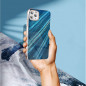 Marble cosmo sur le Apple iPhone 12 Pro FORCELL Coque en TPU Multicolore