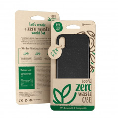 BIO sur le Samsung Galaxy S21 Ultra 5G FORCELL Coques biodégradables Noir