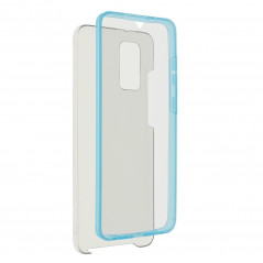 360 Full Cover PC + TPU sur le Samsung Galaxy S21 5G FORCELL Étui en silicone Bleu