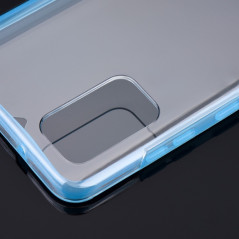 360 Full Cover PC + TPU sur le Samsung Galaxy S21 5G FORCELL Étui en silicone Bleu