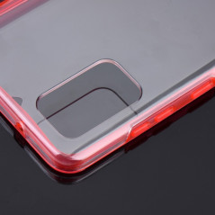 360 Full Cover PC + TPU sur le Samsung Galaxy S21 5G FORCELL Étui en silicone Rouge