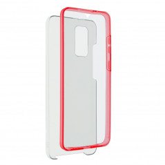 360 Full Cover PC + TPU sur le Samsung Galaxy S21 Ultra 5G FORCELL Étui en silicone Rouge