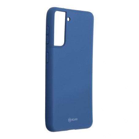Colorful Jelly Case sur le Samsung Galaxy S21 5G Roar Coque en TPU Bleu