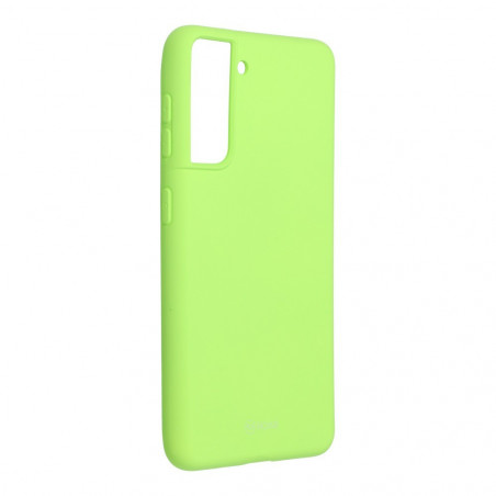 Colorful Jelly Case sur le Samsung Galaxy S21 5G Roar Coque en TPU Vert