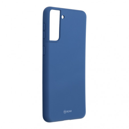 Colorful Jelly Case sur le Samsung Galaxy S21 Plus 5G Roar Coque en TPU Bleu