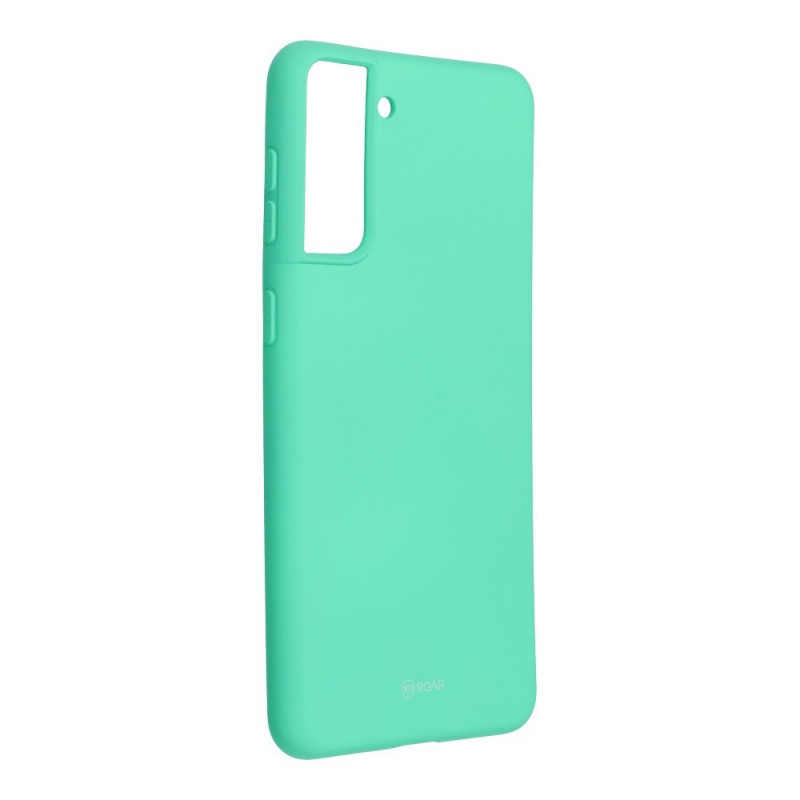 Colorful Jelly Case sur le Samsung Galaxy S21 Plus 5G Roar Coque en TPU Vert