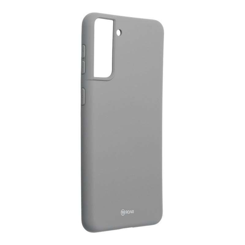 Colorful Jelly Case sur le Samsung Galaxy S21 Plus 5G Roar Coque en TPU Gris