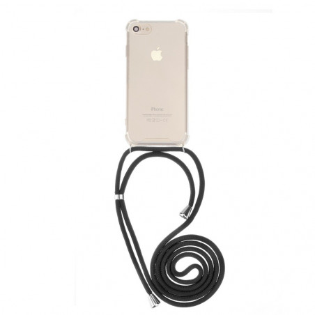 Cord sur le Samsung Galaxy A12 FORCELL Coque en TPU Noir