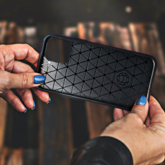XIAOMI Mi 11 Coque Carbon Élégant  Noir