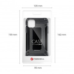 Samsung Galaxy A12 Couverture durcie Armor Noir