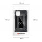 Samsung Galaxy A12 Couverture durcie Armor Noir