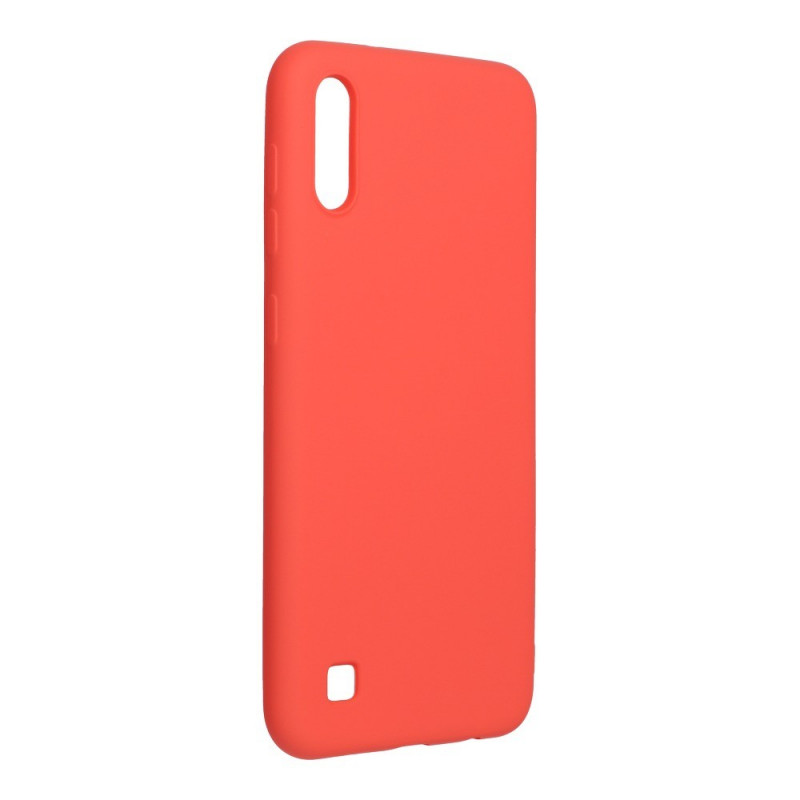 Samsung Galaxy A12 Coque Silicone Élégant  Pêche