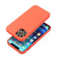 Samsung Galaxy A12 Coque Silicone Élégant  Pêche