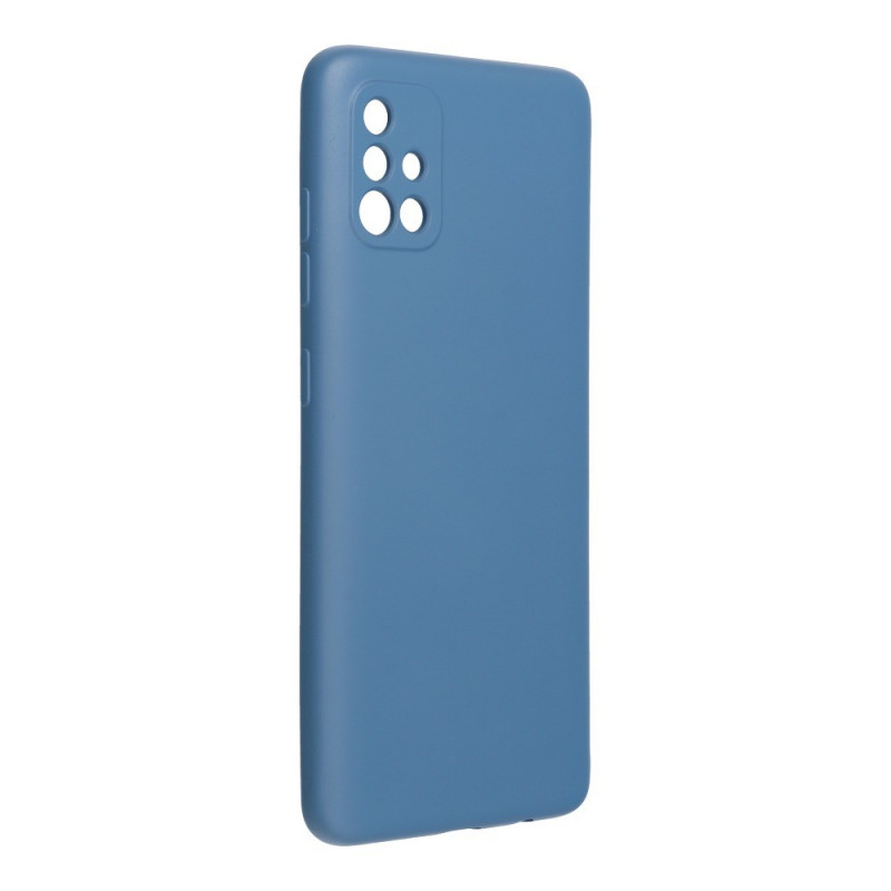 Samsung Galaxy A52 5G Coque Silicone Élégant  Bleu