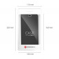 LUNA Carbon sur le Samsung Galaxy A72 LTE Étui portefeuille Noir