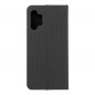 Samsung Galaxy A32 5G Portefeuilles LUNA Book Carbon Fibre de carbone, Élégant  Noir