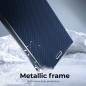 LUNA Carbon sur le XIAOMI Mi 11 Étui portefeuille Bleu