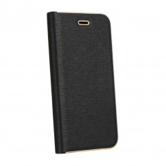 LUNA Book Gold sur le XIAOMI Mi 11 FORCELL Étui portefeuille Noir