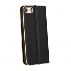 LUNA Book Gold sur le XIAOMI Mi 11 FORCELL Étui portefeuille Noir