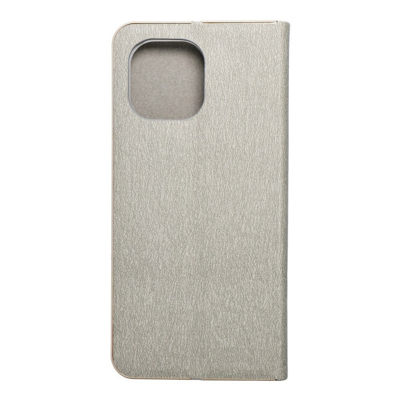 LUNA Book Gold sur le XIAOMI Mi 11 FORCELL Étui portefeuille Argenté