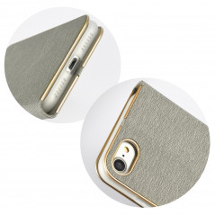 LUNA Book Gold sur le XIAOMI Mi 11 FORCELL Étui portefeuille Argenté