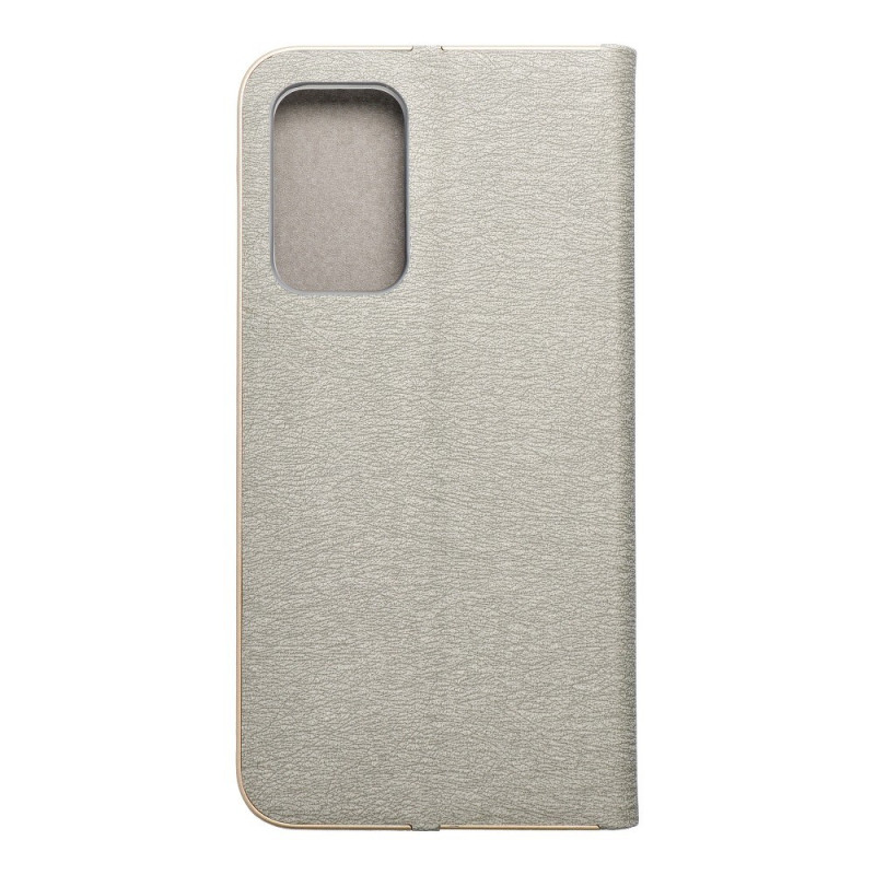 Samsung Galaxy A52 5G Portefeuilles LUNA Book Gold Élégant  Argenté