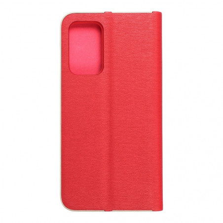 Samsung Galaxy A52 5G Portefeuilles LUNA Book Gold Élégant  Rouge