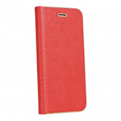 Samsung Galaxy A52 5G Portefeuilles LUNA Book Gold Élégant  Rouge