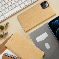 LUNA Carbon sur le XIAOMI Mi 11 FORCELL Étui portefeuille Or