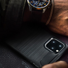 XIAOMI Mi 11 Lite 5G Coque Carbon Élégant  Noir