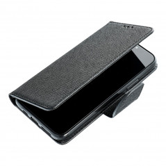 Samsung Galaxy A22 5G Portefeuilles Fancy Book Noir