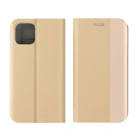 Sensitive Book sur le XIAOMI Redmi Note 10 5G Couverture de portefeuille Or