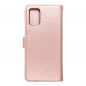 MEZZO Book sur le Samsung Galaxy A02s FORCELL Étui portefeuille Rose