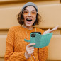 Samsung Galaxy A32 5G Portefeuilles MEZZO Book Mandala  Vert