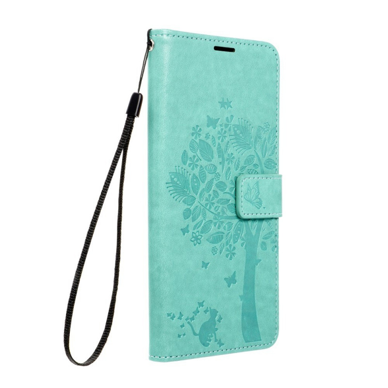 MEZZO Book sur le Samsung Galaxy S21 Plus 5G FORCELL Étui portefeuille Vert
