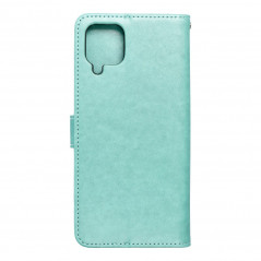 MEZZO Book sur le Samsung Galaxy A12 FORCELL Étui portefeuille Vert