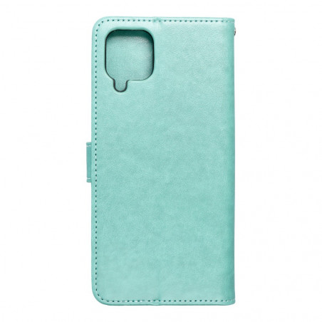 MEZZO Book sur le Samsung Galaxy A12 FORCELL Étui portefeuille Vert