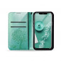 MEZZO Book sur le Samsung Galaxy A12 FORCELL Étui portefeuille Vert