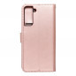 MEZZO Book sur le Samsung Galaxy S21 5G FORCELL Étui portefeuille Rose