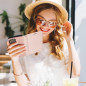 MEZZO Book sur le Samsung Galaxy S21 5G FORCELL Étui portefeuille Rose