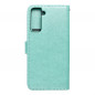 MEZZO Book sur le Samsung Galaxy S21 5G FORCELL Étui portefeuille Vert