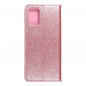 SHINING Book sur le Samsung Galaxy A02s FORCELL Étui portefeuille Rose
