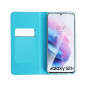 SHINING Book sur le Samsung Galaxy A52 5G FORCELL Étui portefeuille Bleu
