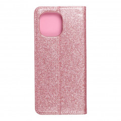 SHINING Book sur le XIAOMI Mi 11 FORCELL Étui portefeuille Rose