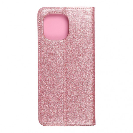 SHINING Book sur le XIAOMI Mi 11 FORCELL Étui portefeuille Rose