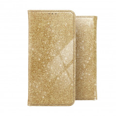 SHINING Book sur le XIAOMI Redmi Note 10 Pro FORCELL Étui portefeuille Or