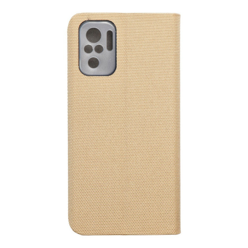 Sensitive Book sur le XIAOMI Redmi Note 10S Couverture de portefeuille Or