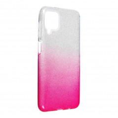 Samsung Galaxy A22 5G Coque Shining Transparent et rose