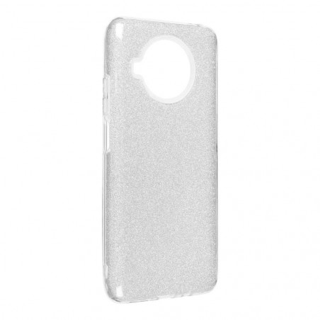 SHINING sur le XIAOMI Redmi Note 10 5G FORCELL kryt Argenté