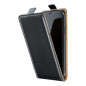 Oppo Find X3 Lite Étuis verticaux Slim Flexi Fresh Noir